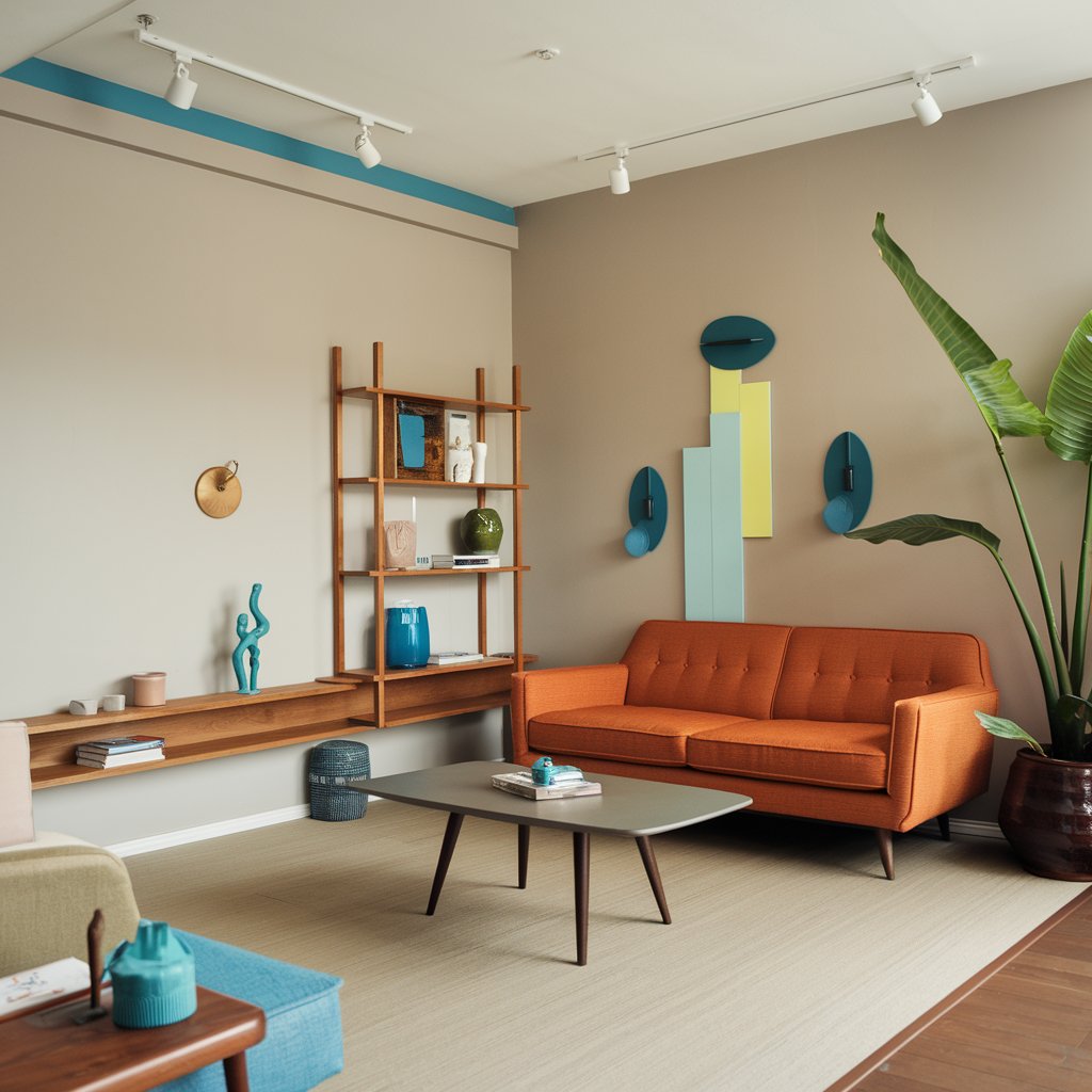 Modern Japandi Meets 60s-Inspired Style (Interior Design Trends 2025)